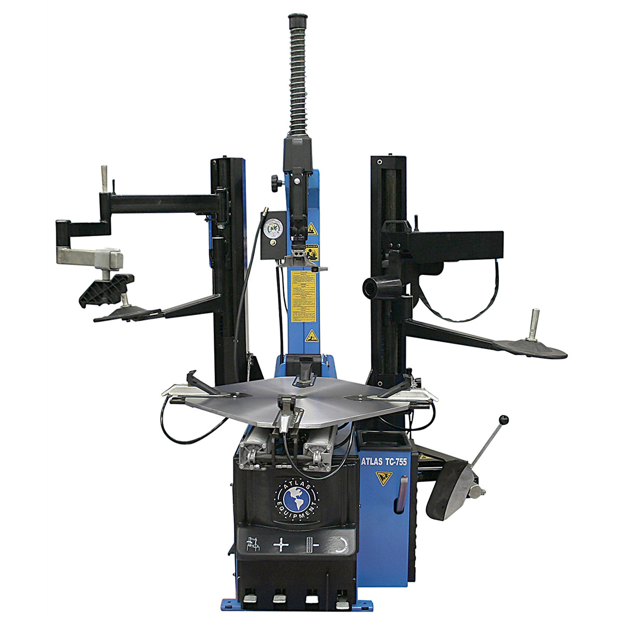 Atlas Automotive Equipment TC755DAA Wheel Clamp Tire Changer with Dual Assist Arms
